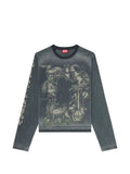 Diesel - Long-Sleeve T-Shirt With Graphic Motif