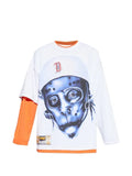 PDF - Graphic-Print Crew-Neck T-Shirt