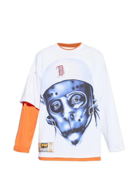 PDF - Graphic-Print Crew-Neck T-Shirt