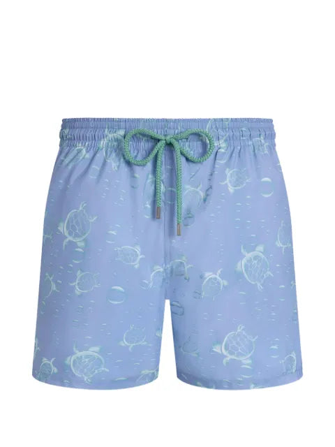 Vilebrequin - Turtle-Print Drawstring Swim Shorts