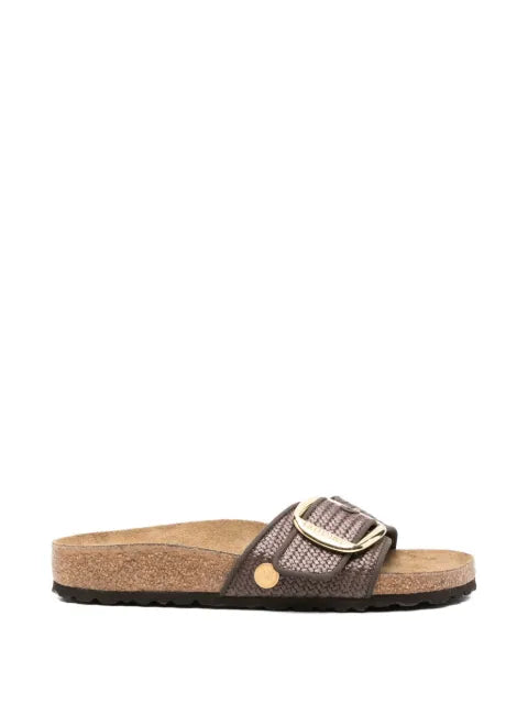Birkenstock - Madrid Big Buckle Raffia Sandals