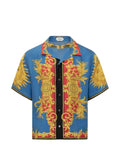 Versace - Printed Silk Twill Shirt
