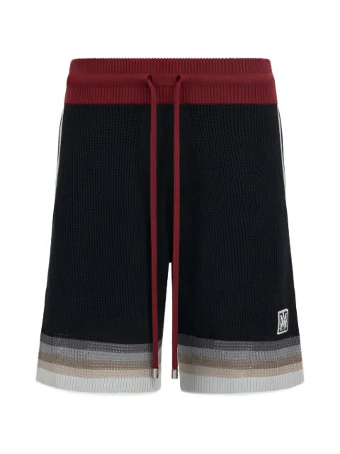 AMIRI - Ma Sport Striped Knitted Shorts