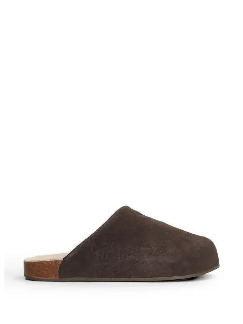 adidas - Adimule Logo-Detail Leather Mules