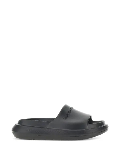 Emporio Armani - Logo-Detail Flat Sandals