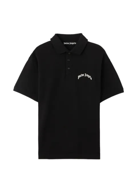 Palm Angels - Curved Logo Polo Shirt
