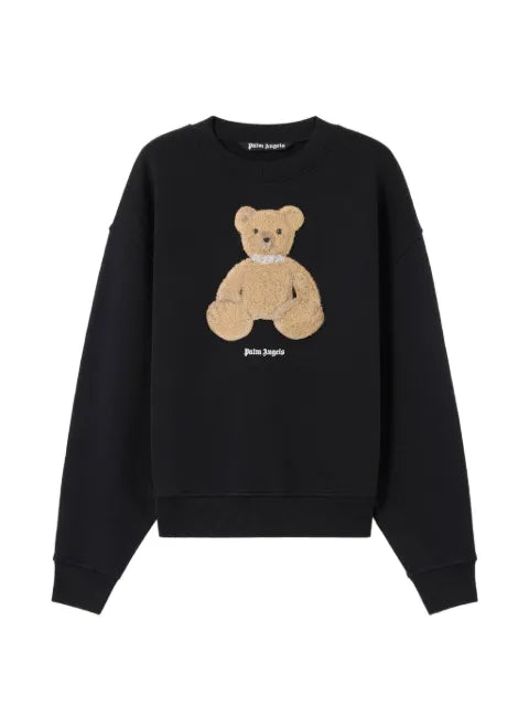 Palm Angels - Textured Bear Graphic Sweatshirt