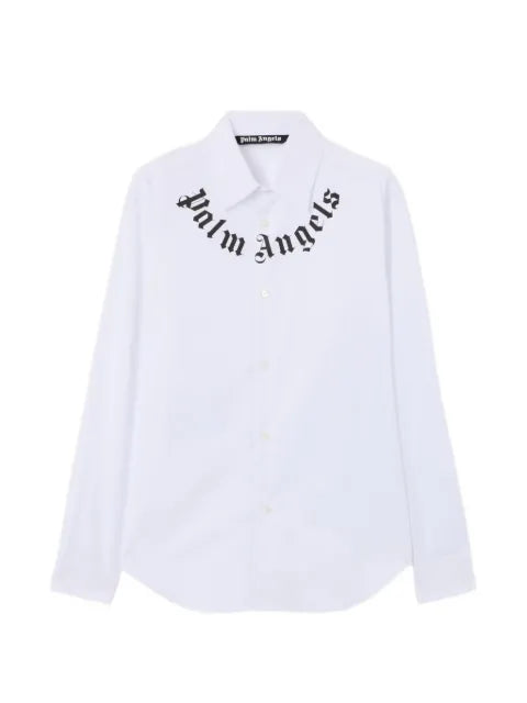 Palm Angels - Logo-Print Long-Sleeve Shirt