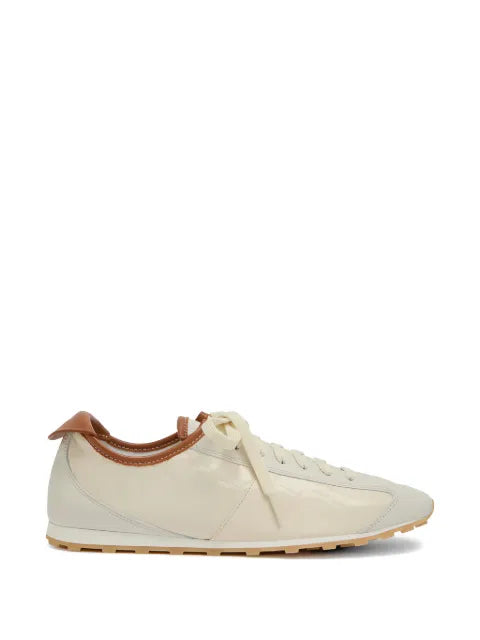 Jacquemus - Textured Lace-Up Sneakers