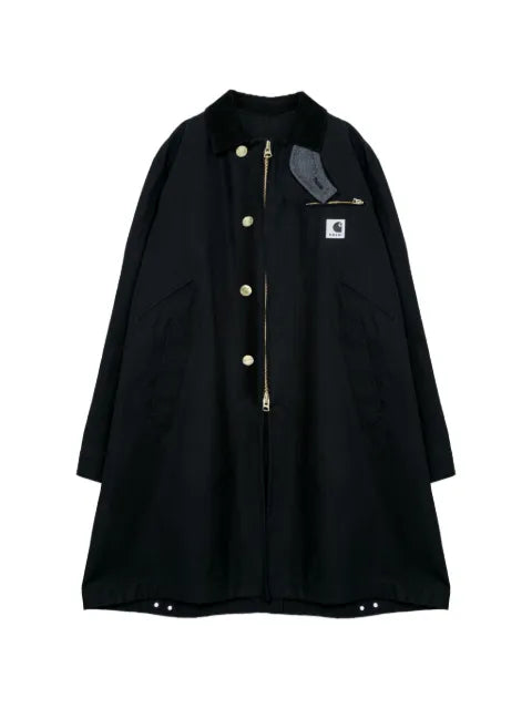 Carhartt WIP - X Sacai  Duck Coat Logo Trench Coat