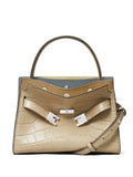 Tory Burch - Lee Radziwil Croc-Effect Leather Tote Bag