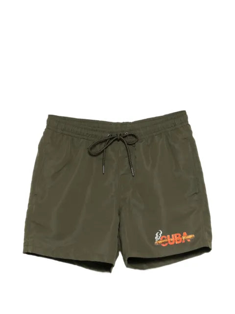Melt - Graphic-Print Swimming Shorts
