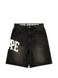 AAPE BY *A BATHING APE® - Logo-Graphic Cotton Shorts