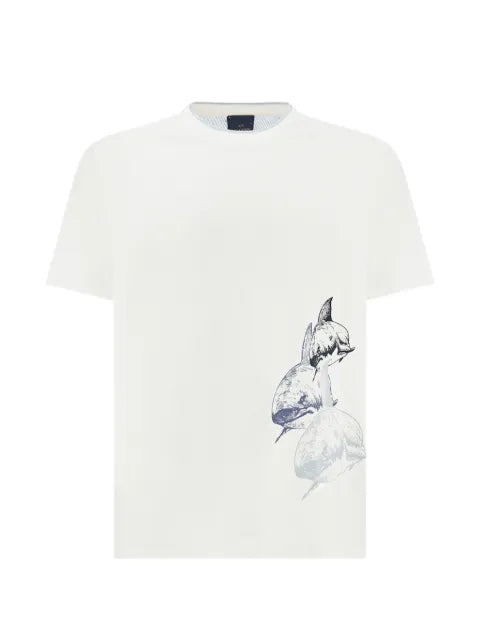 Paul & Shark - Shark-Print Cotton Jersey T-Shirt
