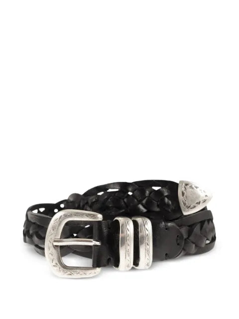 ALBERTO LUTI - Braided Leather Belt