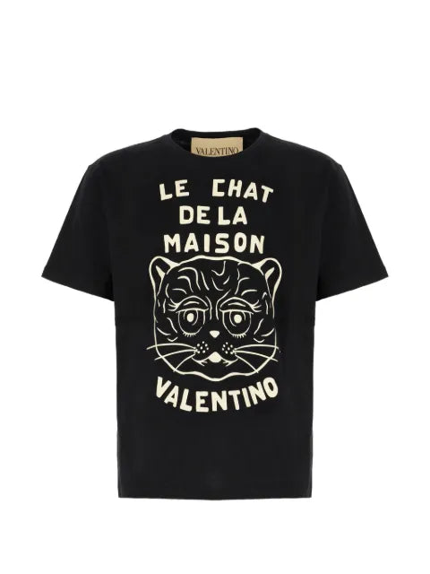 Valentino Garavani - Le Chat De La Maison-Print T-Shirt