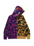 A BATHING APE® - Split-Camo Full-Zip Hoodie