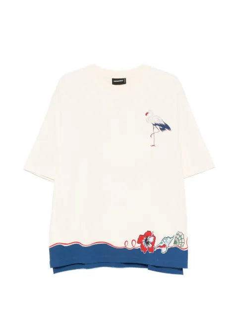 DSQUARED2 - Aloha-Print T-Shirt