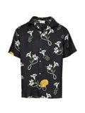Drôle De Monsieur - Shell Floral Silk Shirt