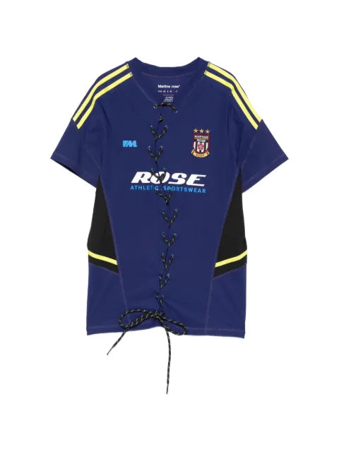 Martine Rose - Lace-Up Stripe T-Shirt