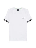 BOSS - Active Slim-Fit T-Shirt With Tennis-Ball Embossing