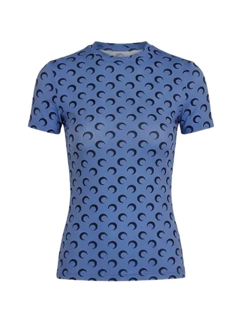 Marine Serre - Moon-Print Crew-Neck T-Shirt