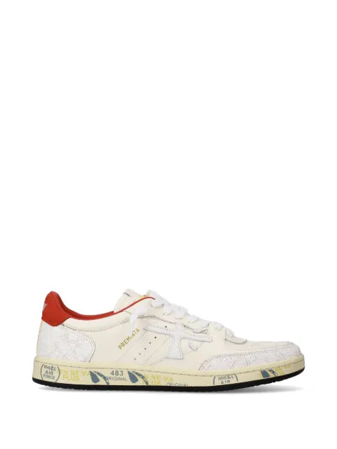 Premiata - Clay Crackled-Effect Sneakers