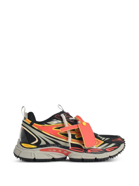 Off-White - Be Right Back Lace-Up Leather Sneakers
