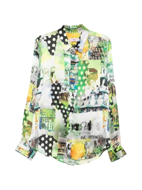 Martine Rose - Graphic-Print Long-Sleeve Shirt
