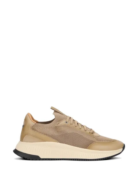 BOSS - Ttnm Evo Trainers With Knitted Uppers And Leather Trims
