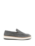 SERGIO MORETTI FIRENZE - Perforated Suede Loafers