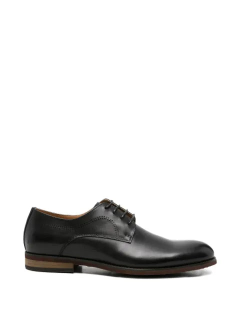 SERGIO MORETTI FIRENZE - Perforated-Detail Lace-Up Fastening Derby Shoes