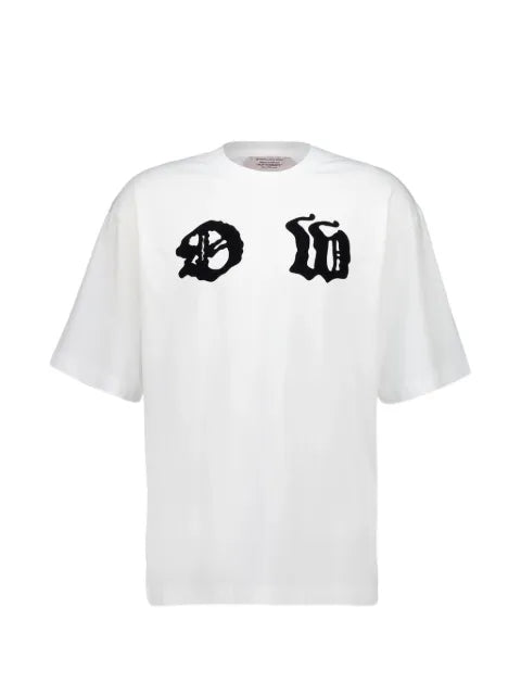 Off-White - Arrows-Print Logo-Patch T-Shirt