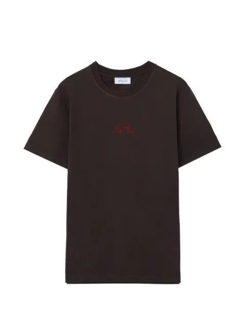 Off-White - X Ac Milan Logo-Print T-Shirt