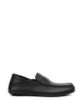 SERGIO MORETTI FIRENZE - Penny-Slot Leather Loafers