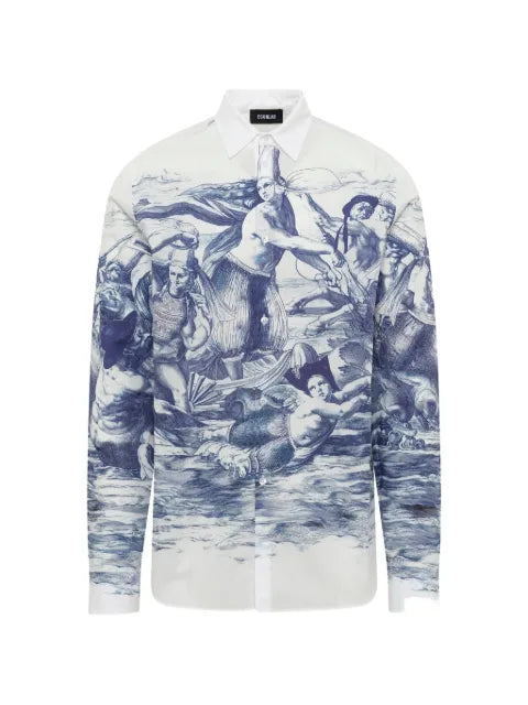 EGONlab. - Breizh-Print Long-Sleeve Shirt