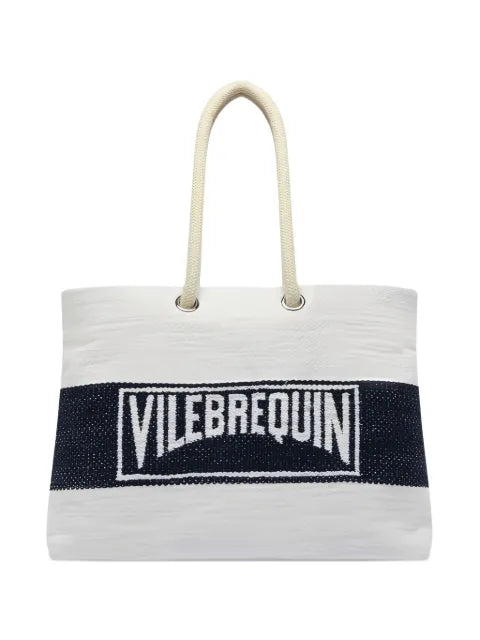 Vilebrequin - Logo-Embroidered Striped Beach Bag