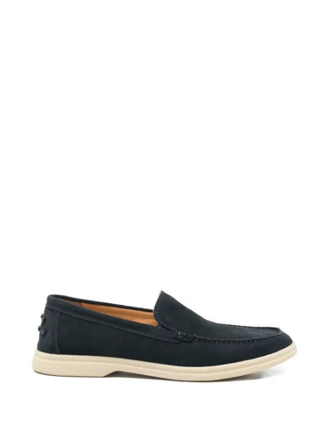 SERGIO MORETTI FIRENZE - Stud-Embellished Suede Loafers