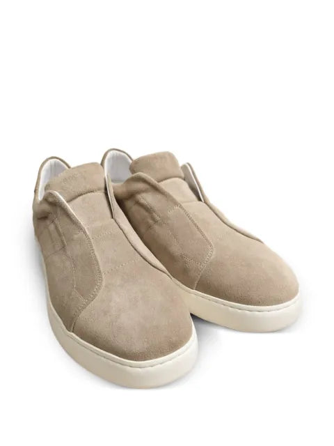 Poche Paris - Suede Slip-On Sneakers