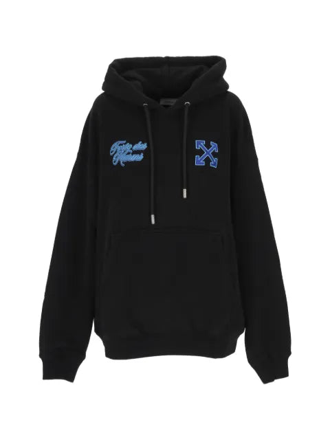 Off-White - Logo-Embroidered Arrows Hoodie