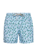 MC2 Saint Barth - Happy Sabrage Print Swim Shorts