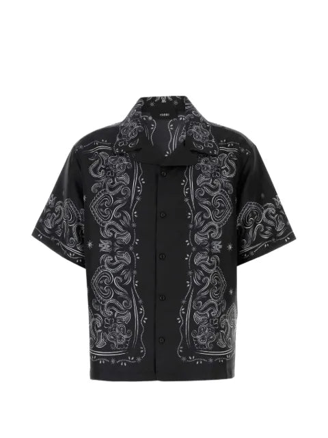 AMIRI - Bandana Paint Oversized Bowling Shirt