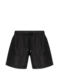 Plein Sport - Drawstring-Waist Logo-Patch Swim Shorts
