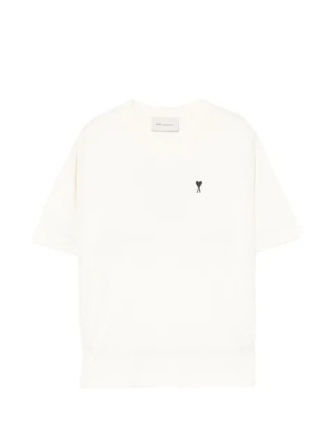 AMI Paris - Ami De Coeur Slogan-Print T-Shirt